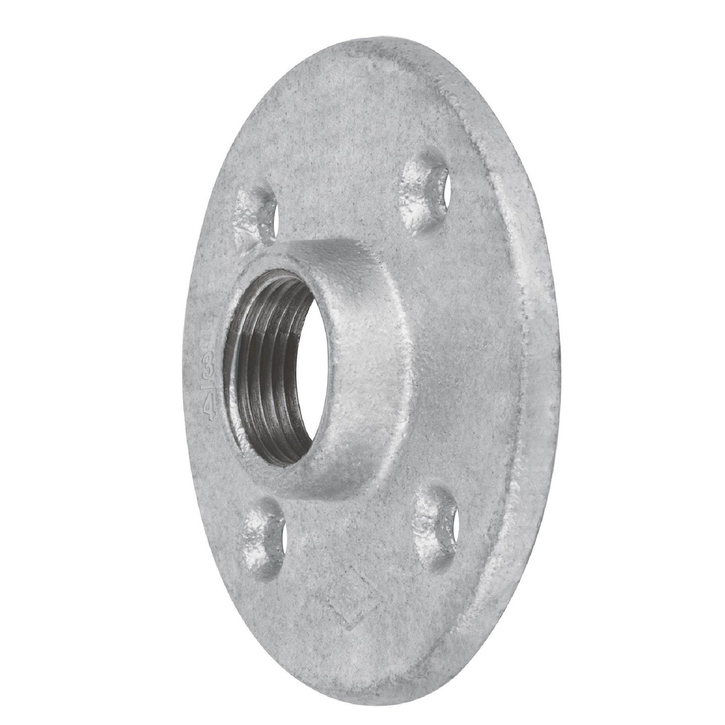 Brida de acero galvanizado de 3/4', Foset - Pag 708