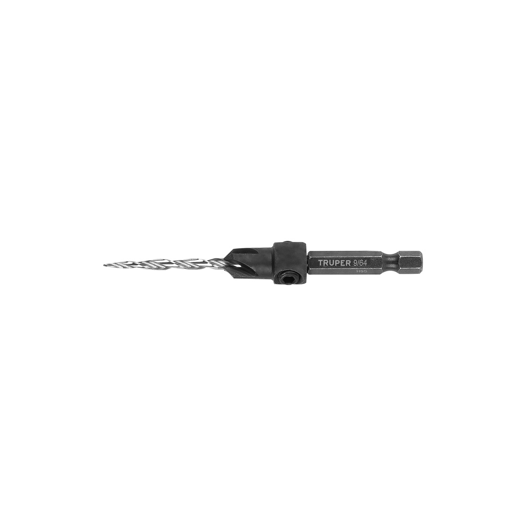 [T102375] Broca avellanadora #6 para madera, 9/64', Truper
