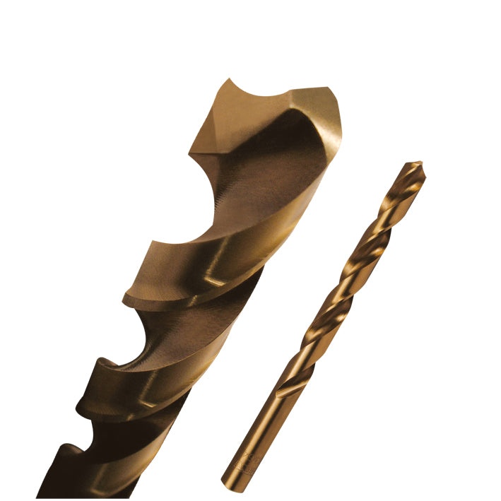 Broca de alta velocidad de 1/8" dorada, en blister