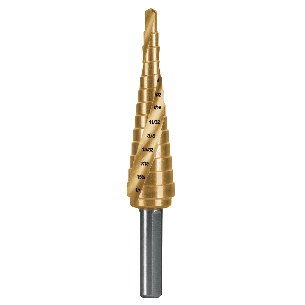 Broca escalonada titanio 13 escalones 1/8' a 1/2', Expert - Pag 58