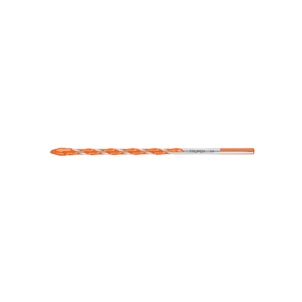 Broca multimaterial 1/4 x 6', Truper