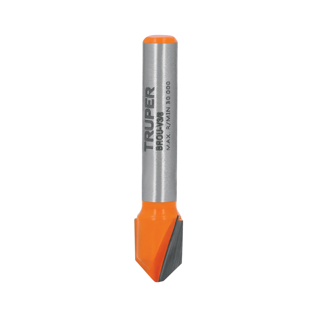 Broca para router, corte en 'V', 3/8', Truper - Pag 83