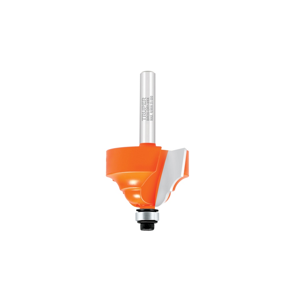 Broca para router, doble romana, 1-3/8' con balero, Truper