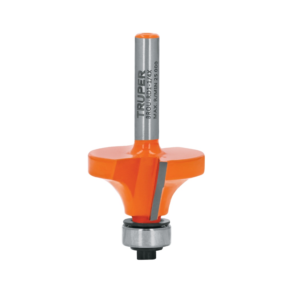 Broca para router, redondeado, 1-1/4' con balero, Truper - Pag 66