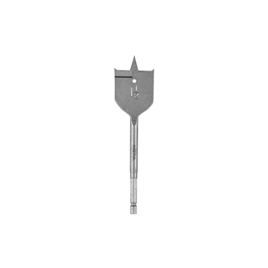 Broca plana de manita 1-1/2' para madera, Pretul