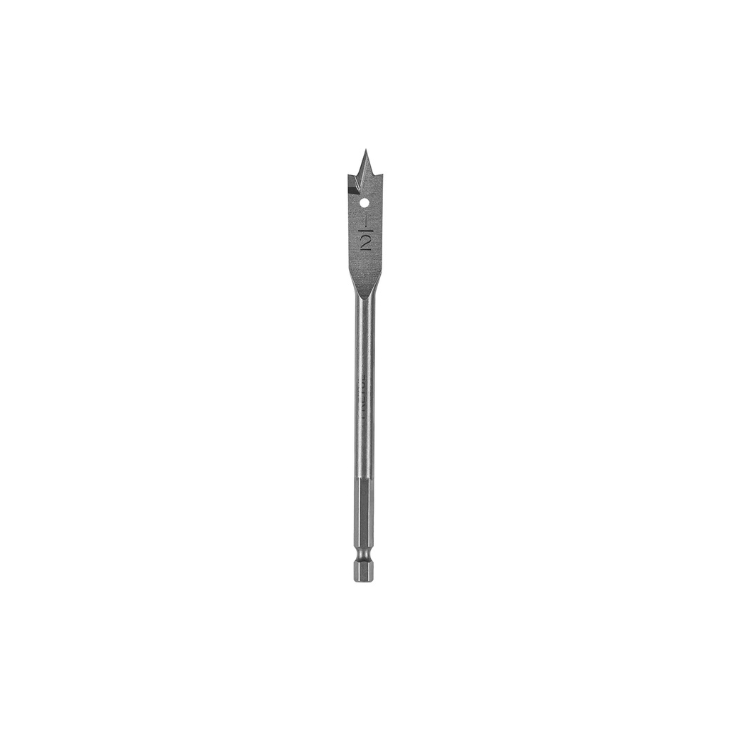 Broca plana de manita 1/2' para madera, Pretul
