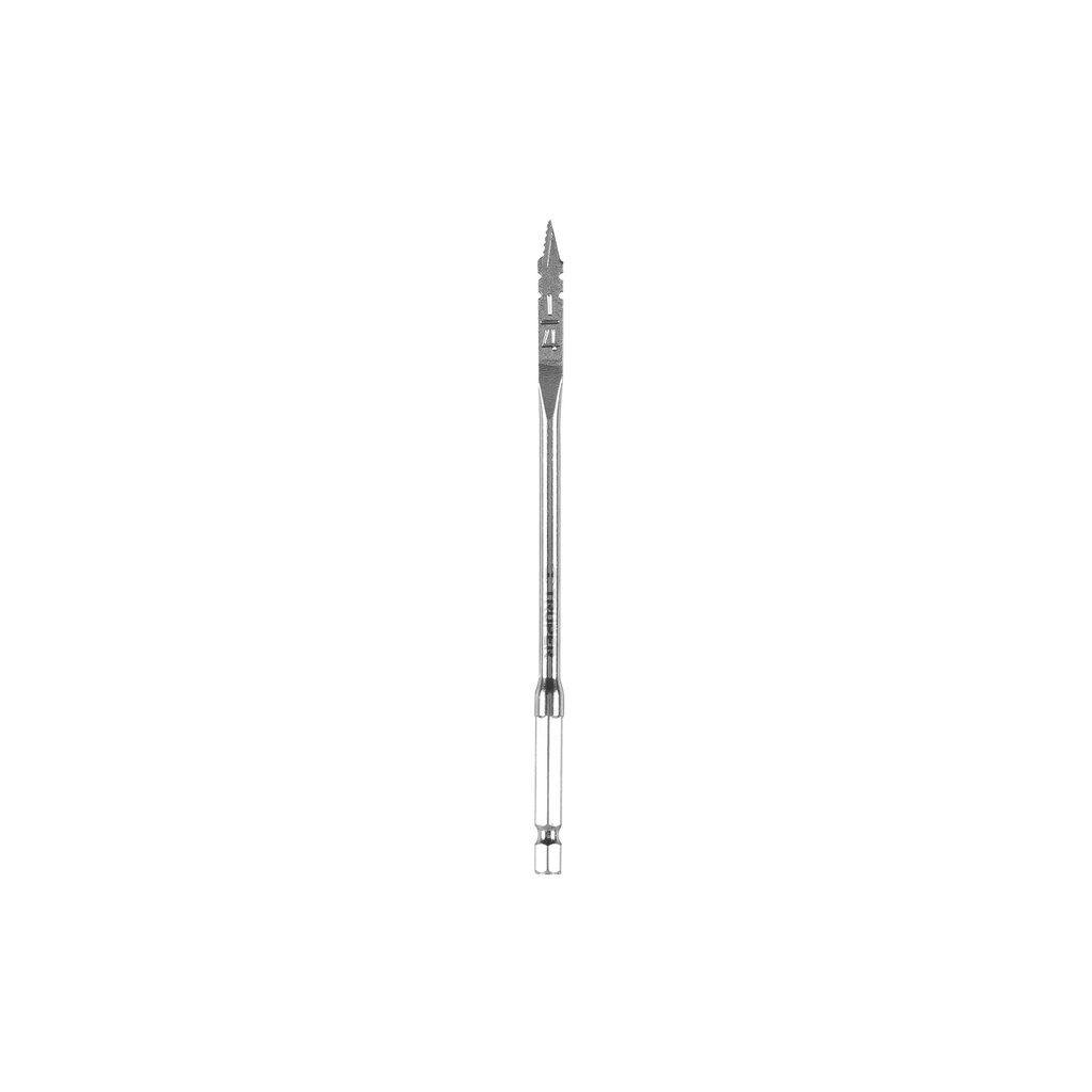[T11360] Broca plana de manita 1/4' para madera, Truper