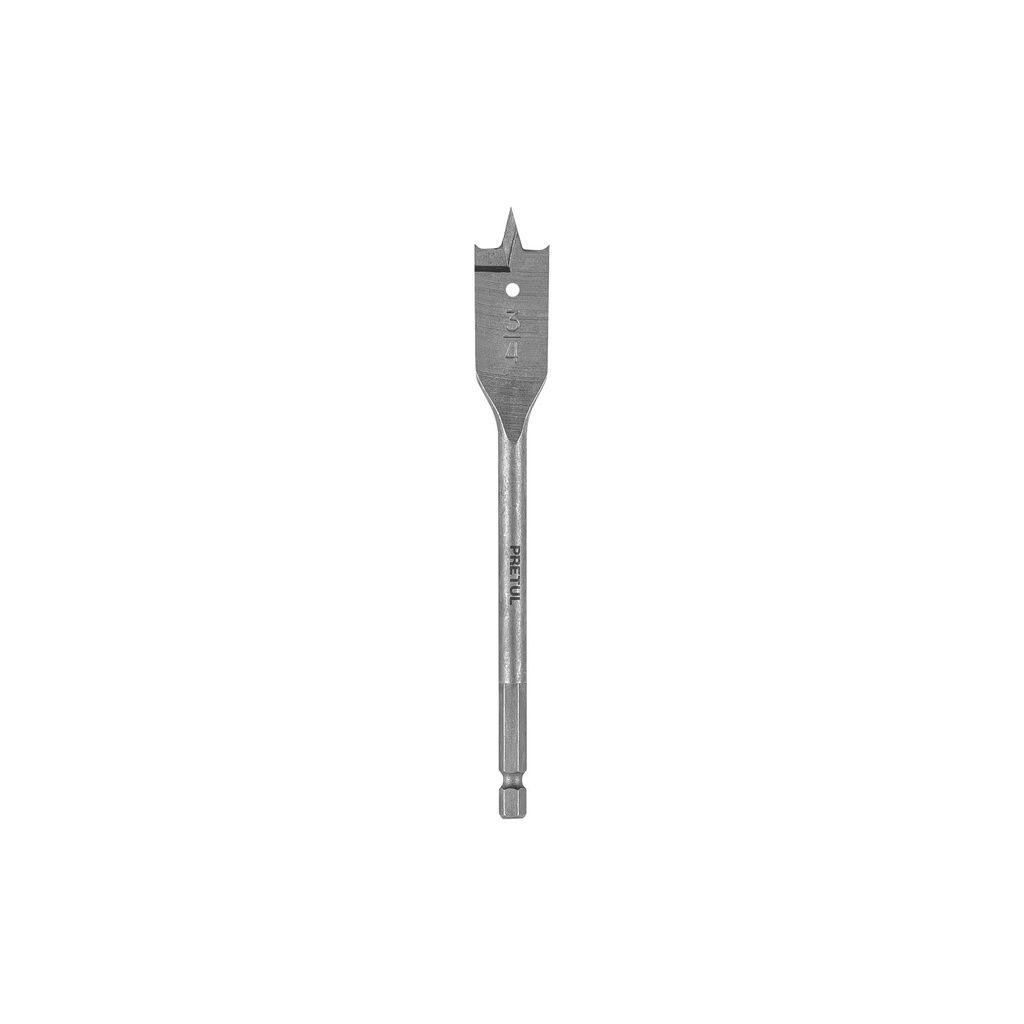 Broca plana de manita 3/4' para madera, Pretul