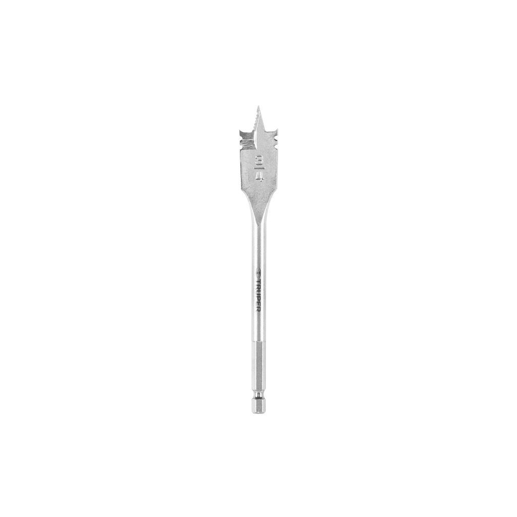 [T11378] Broca plana de manita 3/4' para madera, Truper