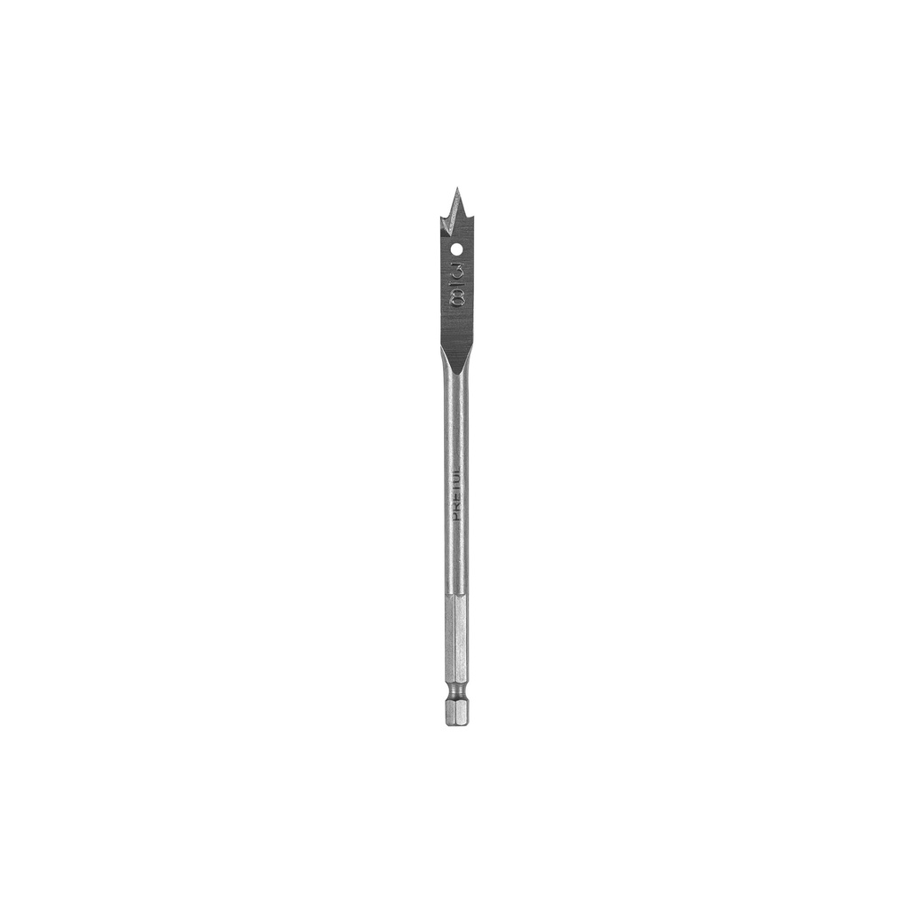 Broca plana de manita 3/8' para madera, Pretul