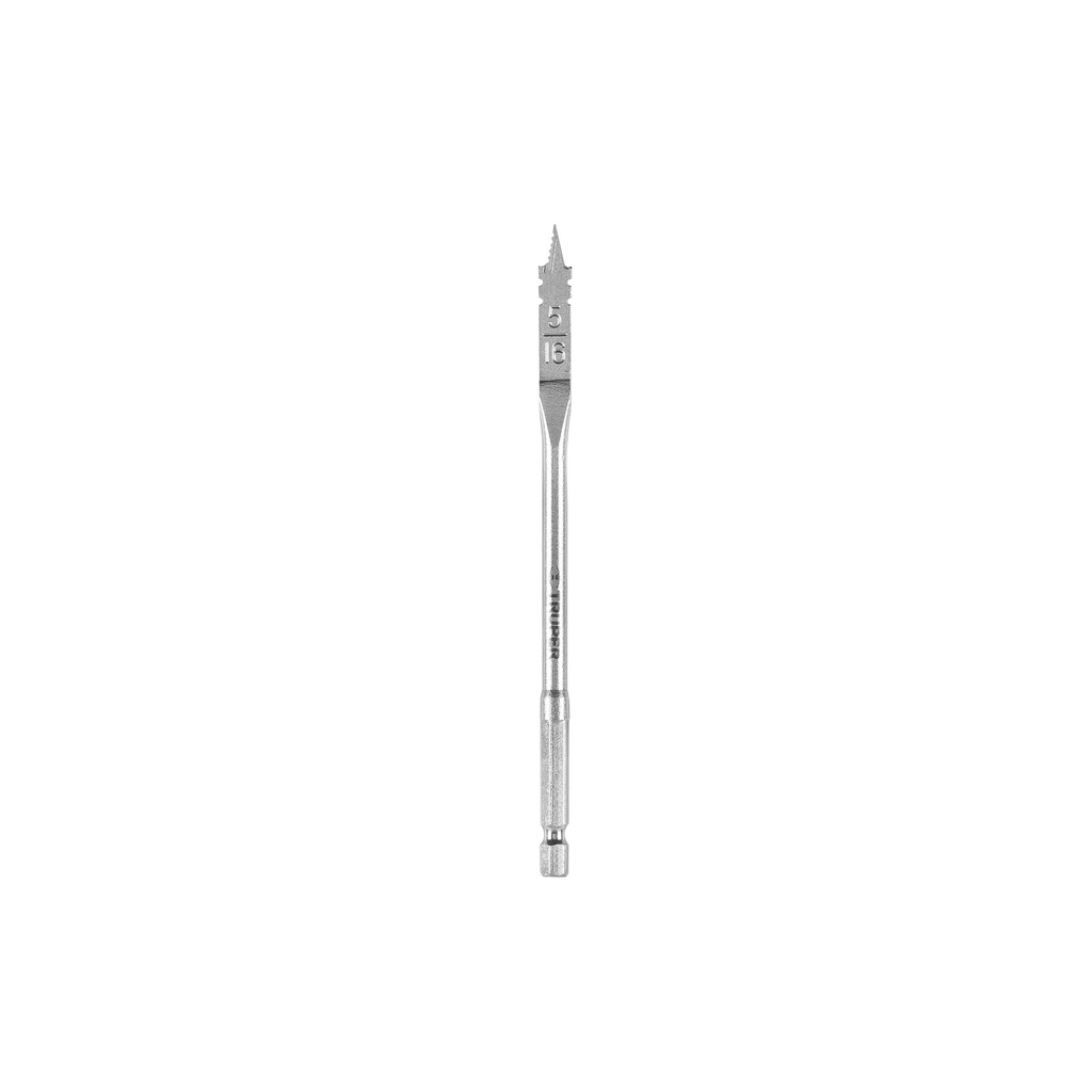 [T11363] Broca plana de manita 5/16' para madera, Truper
