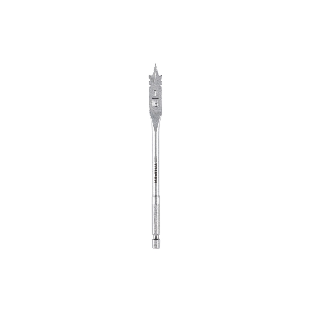 [T11369] Broca plana de manita 7/16' para madera, Truper