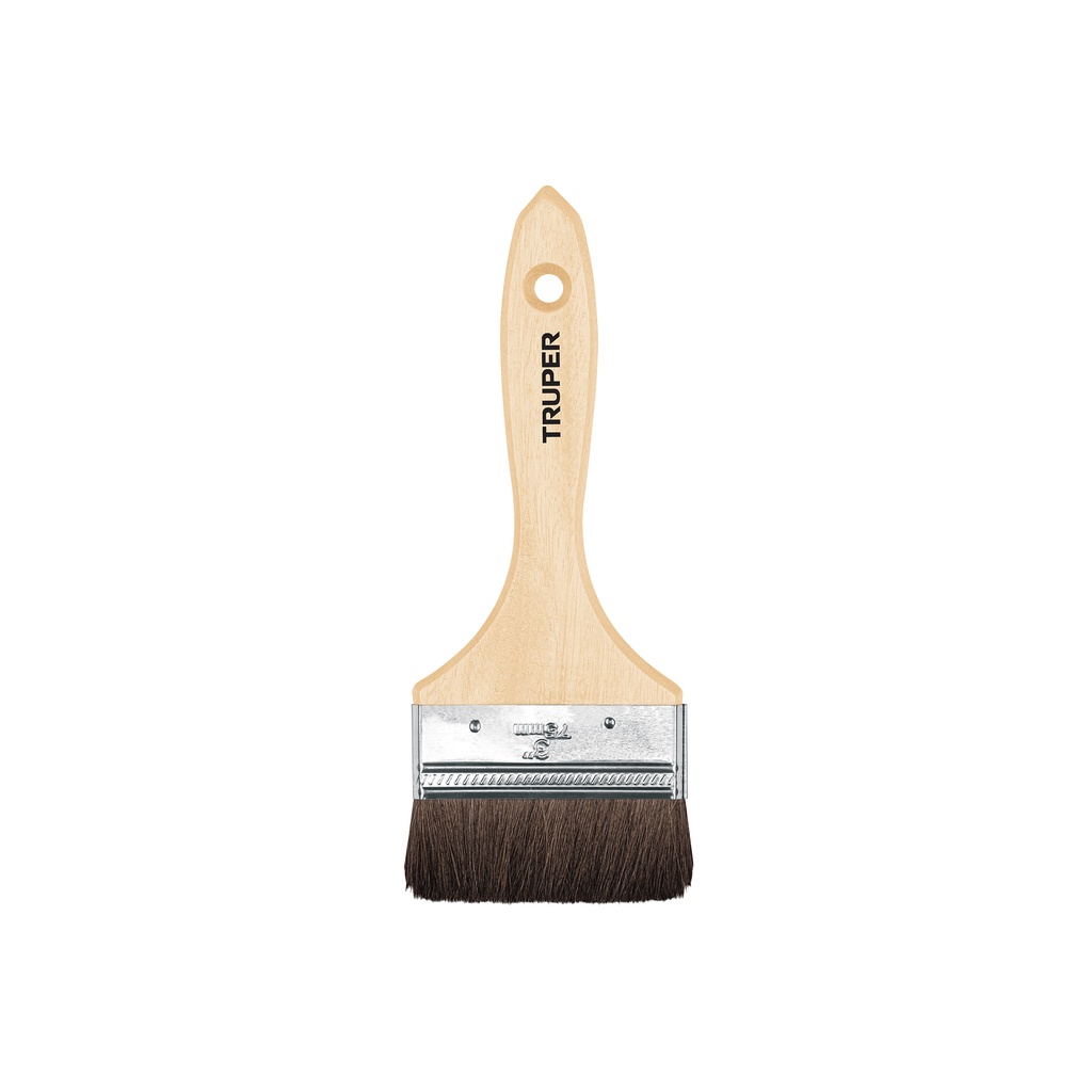 [T12469] Brocha pelo de camello de 3' con mango de madera, Truper