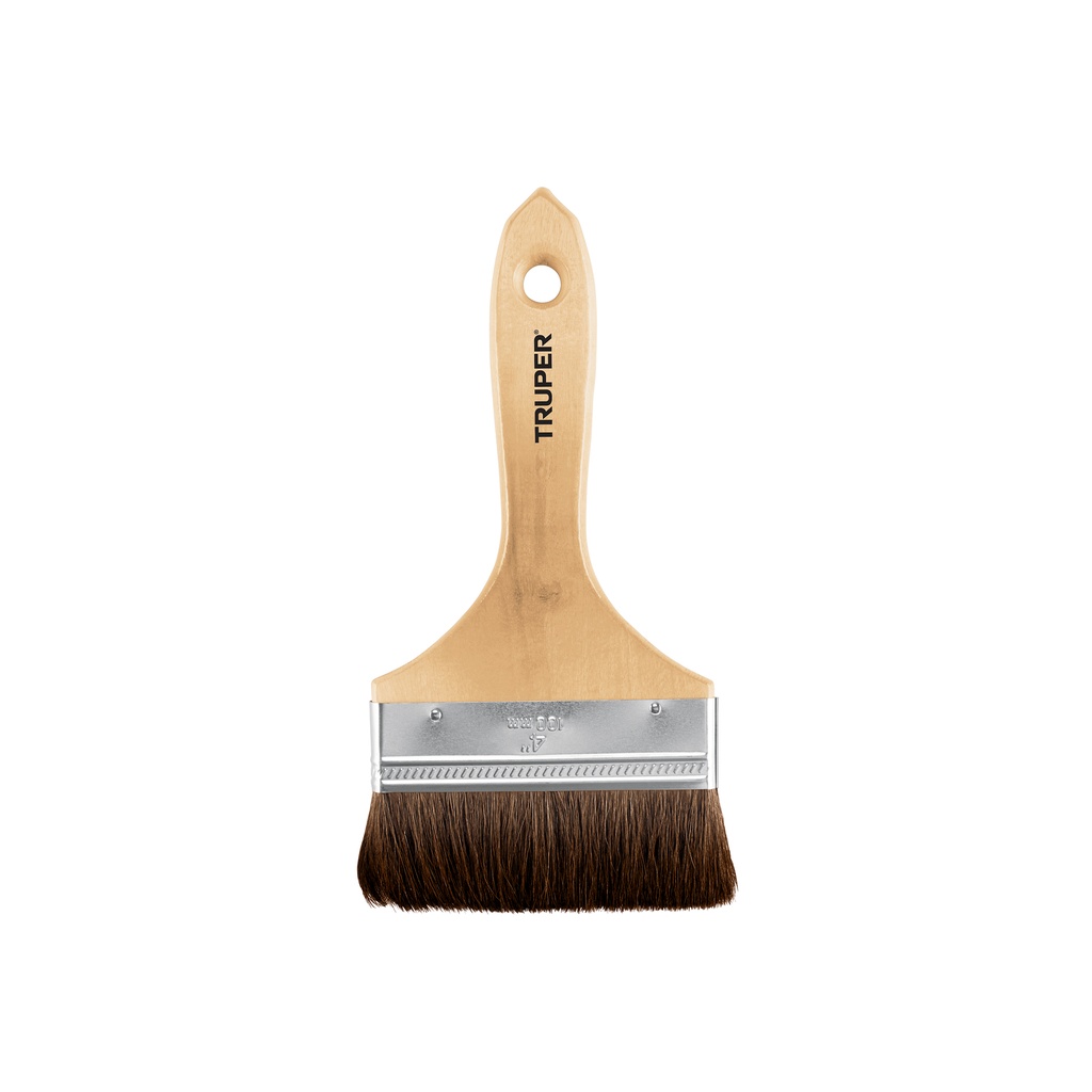 [T12470] Brocha pelo de camello de 4' con mango de madera, Truper