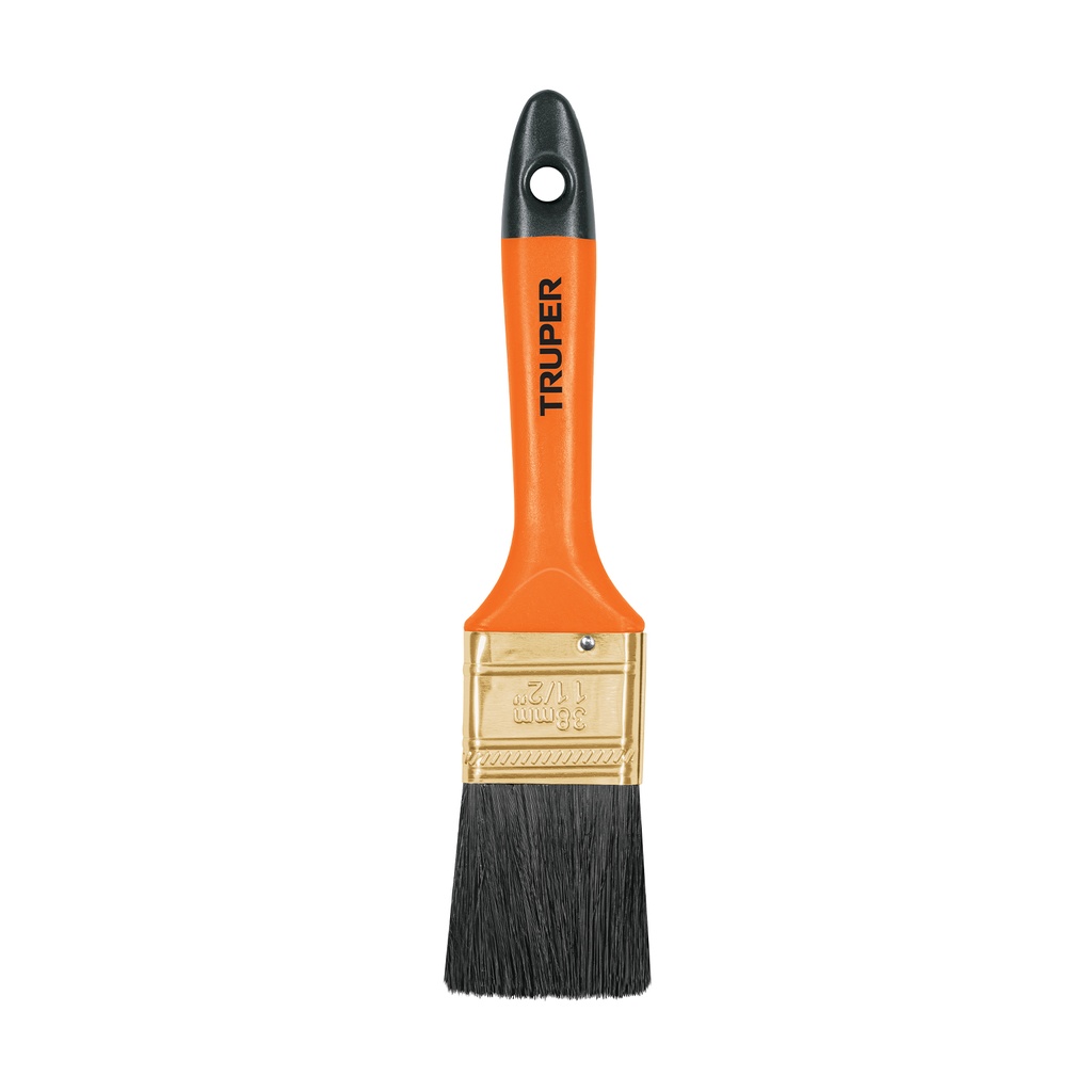 Brocha profesional de 1-1/2' con mango de plástico, Truper