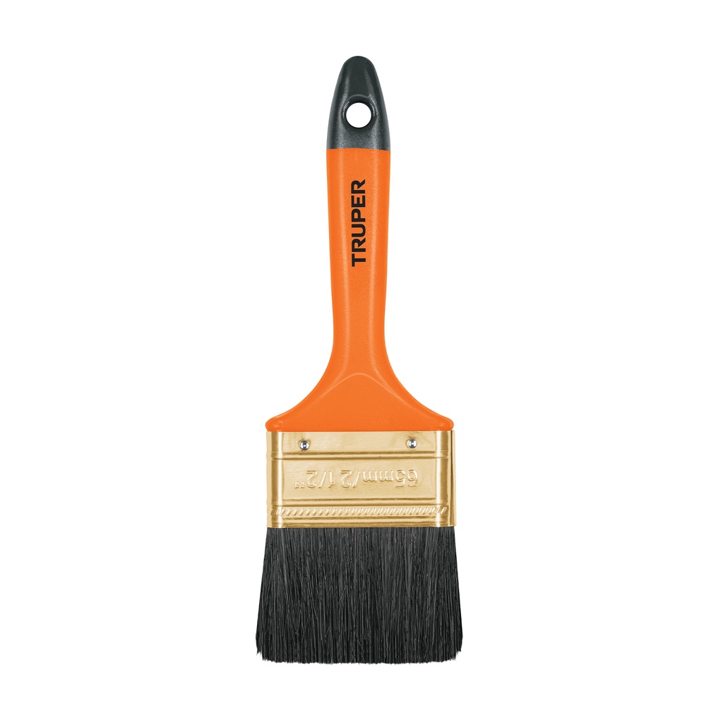 Brocha profesional de 2-1/2' con mango de plástico, Truper