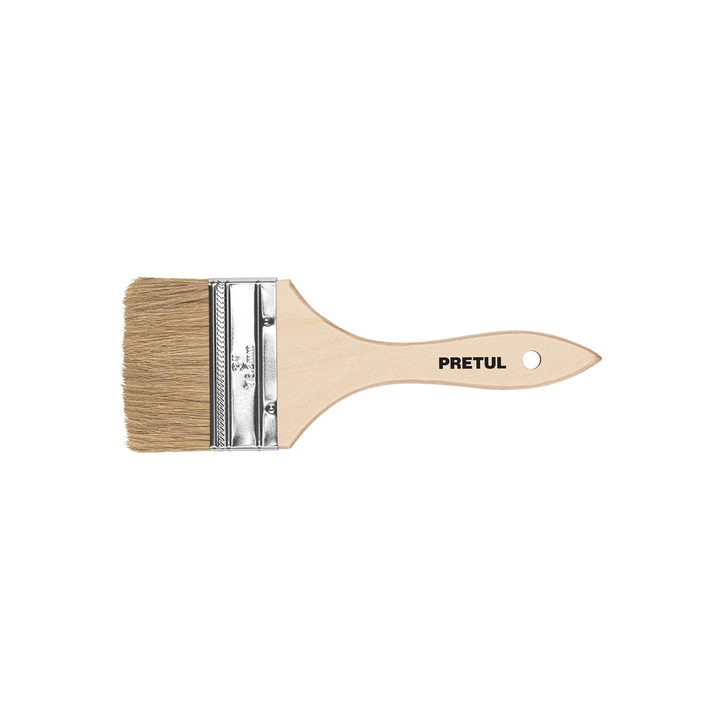 [T24475] Brocha uso general de 3' con mango de madera, Pretul