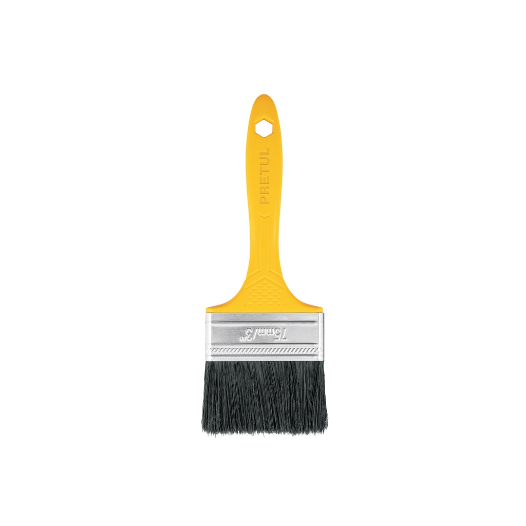 [T21528] Brocha uso general de 3' con mango de plástico, Pretul
