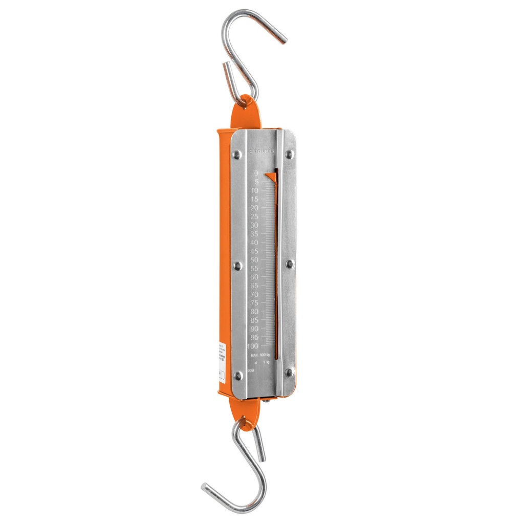 Báscula capacidad 100 kg romana de resorte, Truper - Pag 46