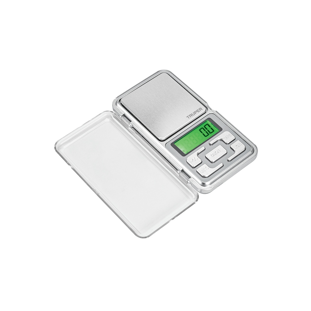 Báscula capacidad 500 g electrónica de bolsillo, Truper - Pag 44