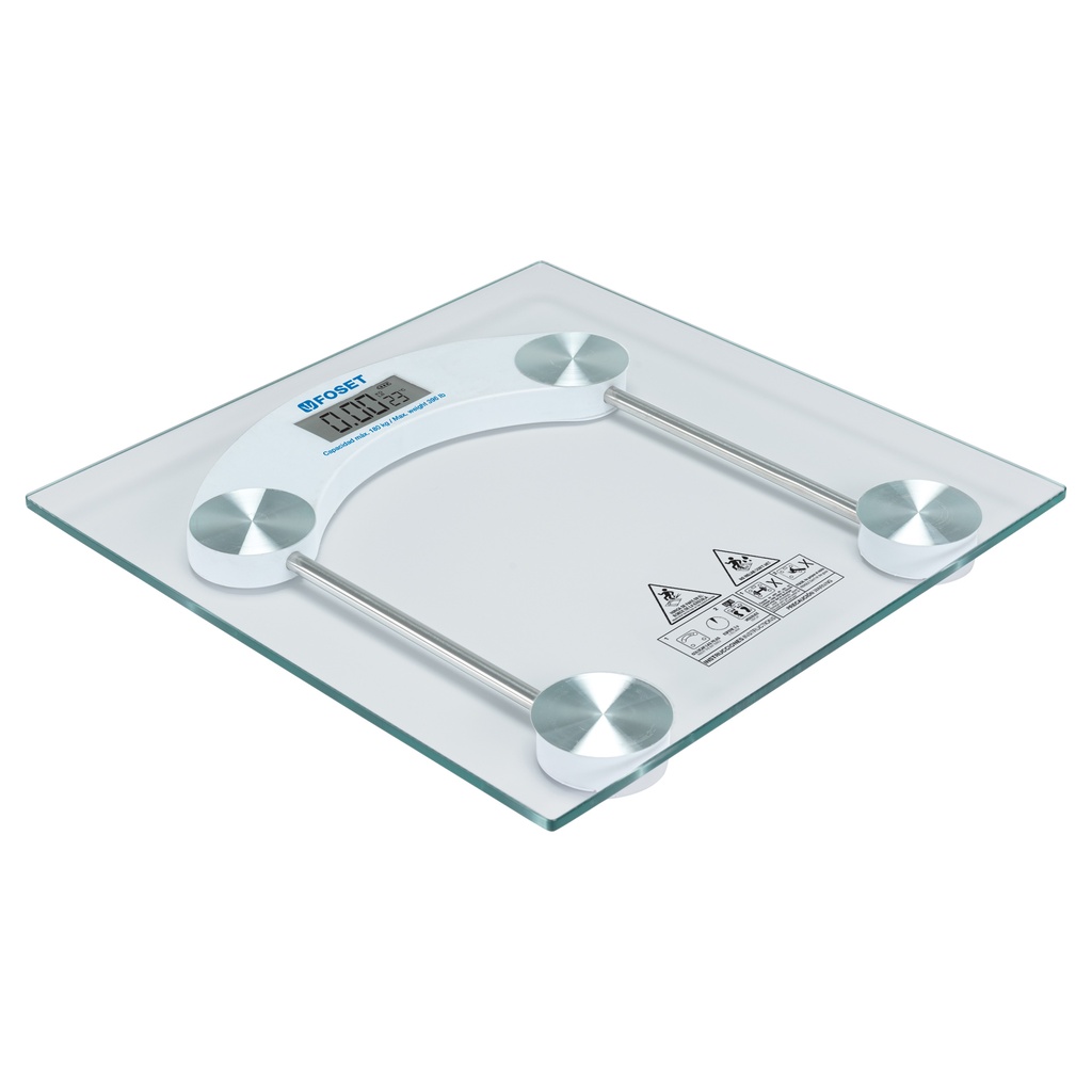 [T48526] Báscula digital 180kg para baño, Foset