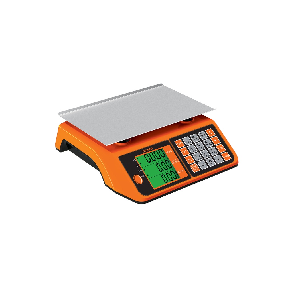 [T102651] Báscula elctrónica multifunciones capacidad 20kg, Truper