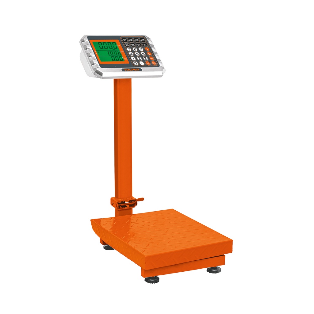 Báscula electrónica de plataforma p/mostrador, 80 kg, Truper - Pag 38