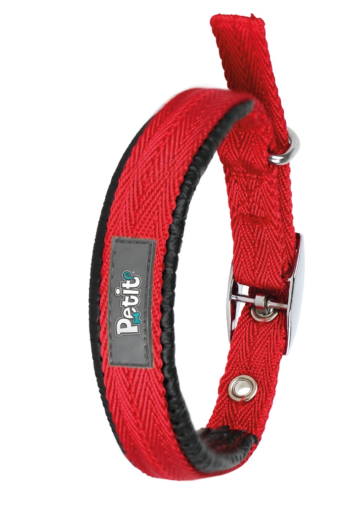 COLLAR PARA MASCOTA CHEVRON L, ROJO