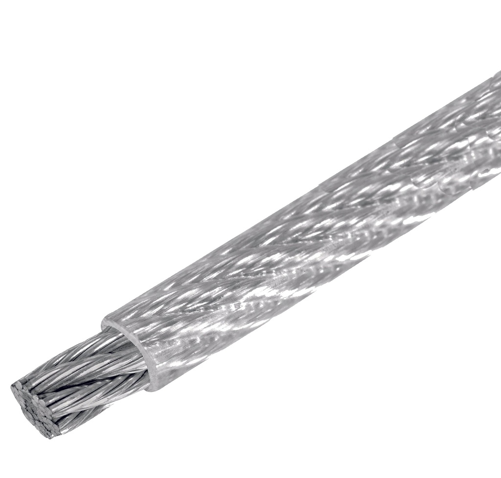 Cable de Acero recubierto PVC 1/16", 7x7, 300m