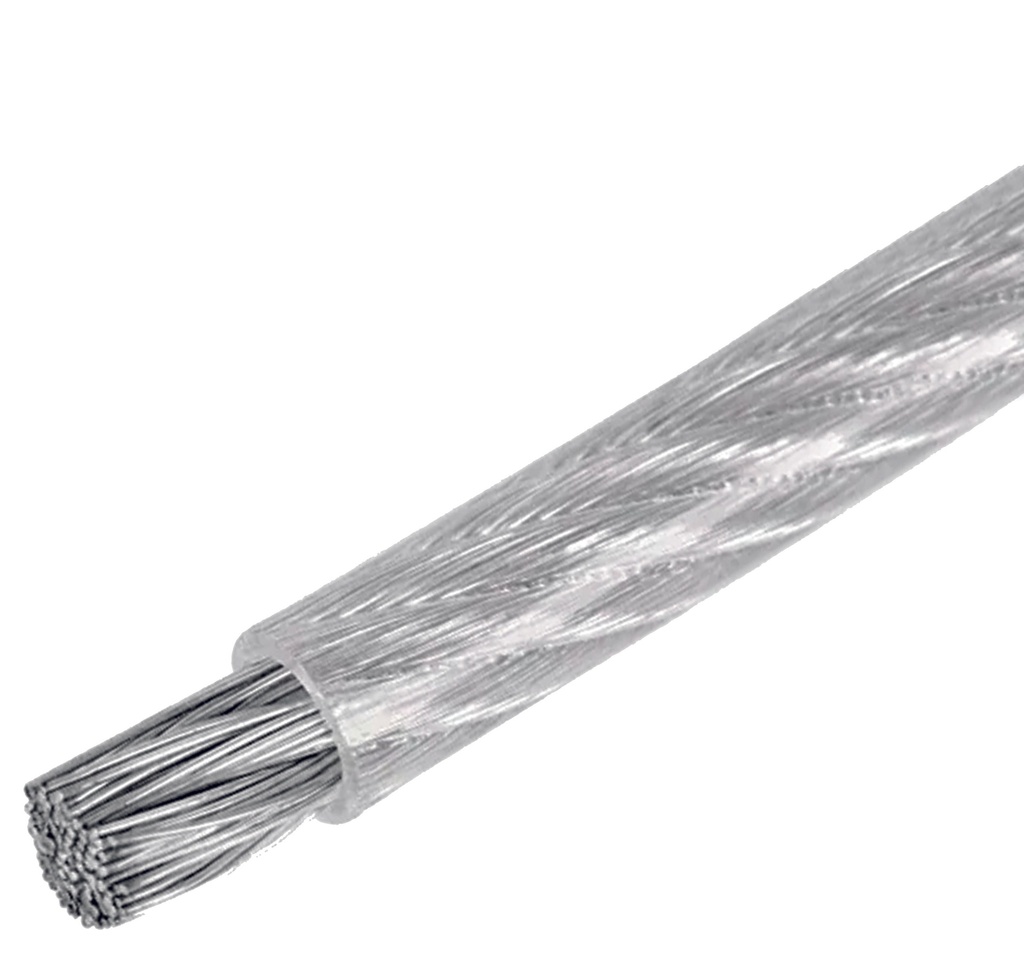 Cable de Acero recubierto PVC 1/4", 7x19, 300m