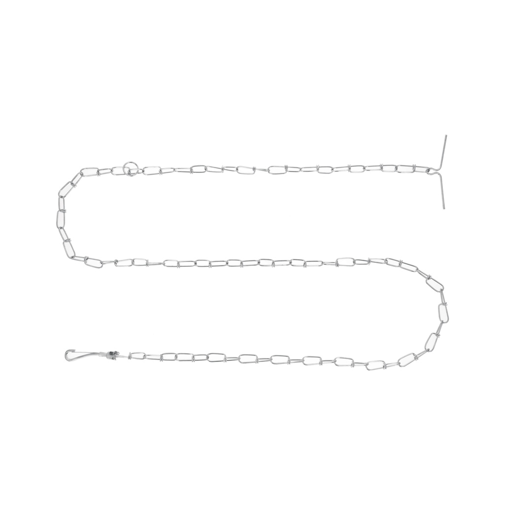 [T44313] Cadena de 1.8 m de amarre para perro, 2.1 mm, Fiero