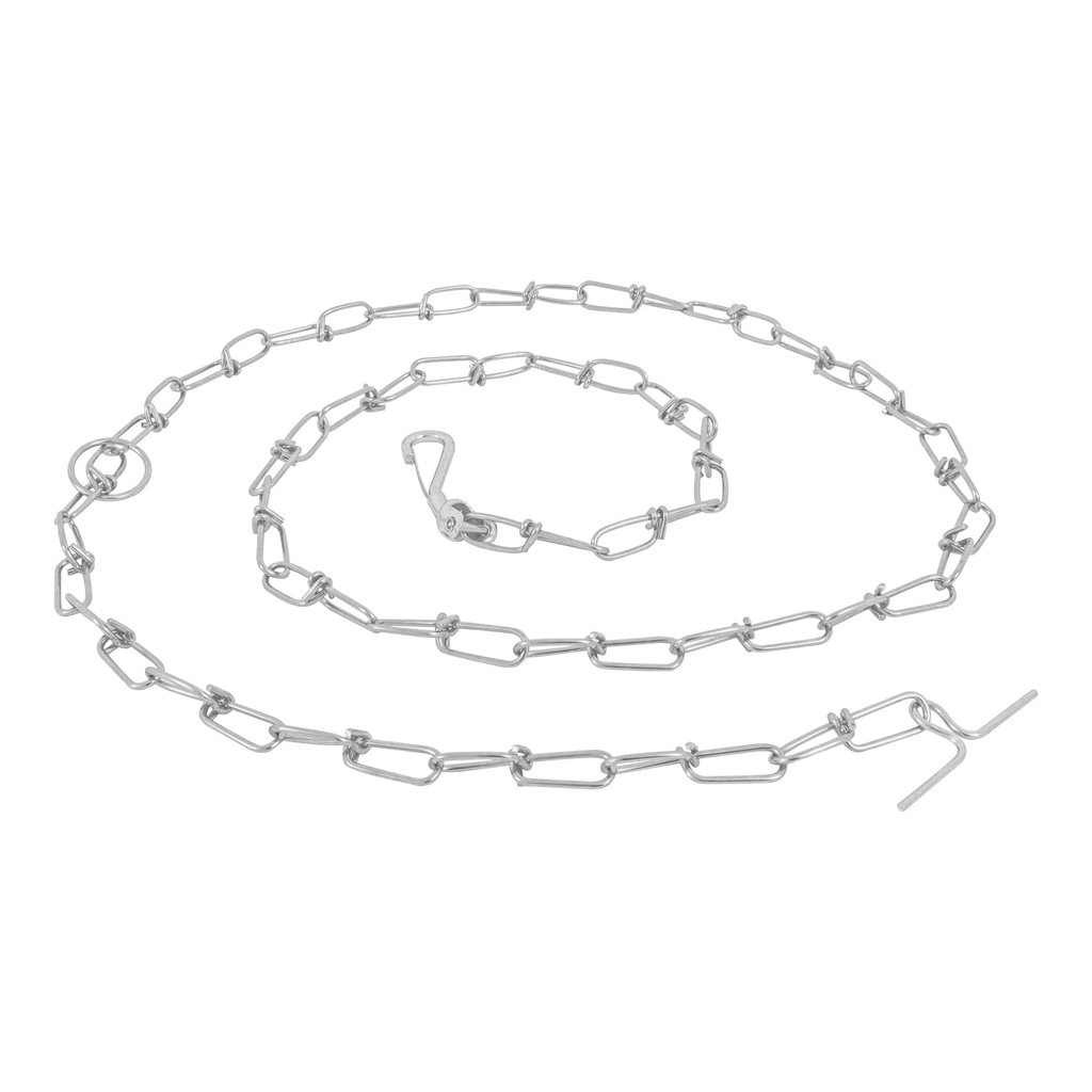 [T44315] Cadena de 1.8 m de amarre para perro, 2.7 mm, Fiero