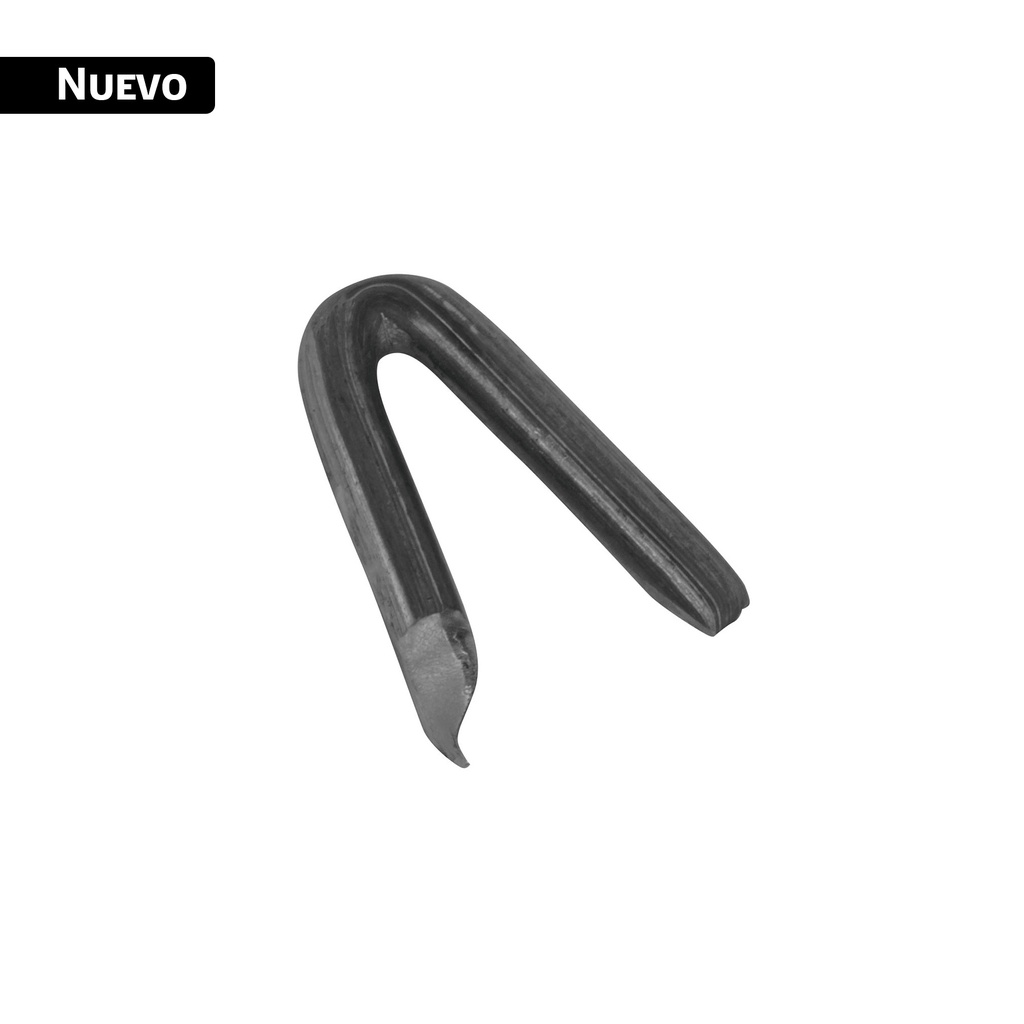 [T44511] Caja con 10 kg de grapas 1' negras p/alambre de púas, Fiero