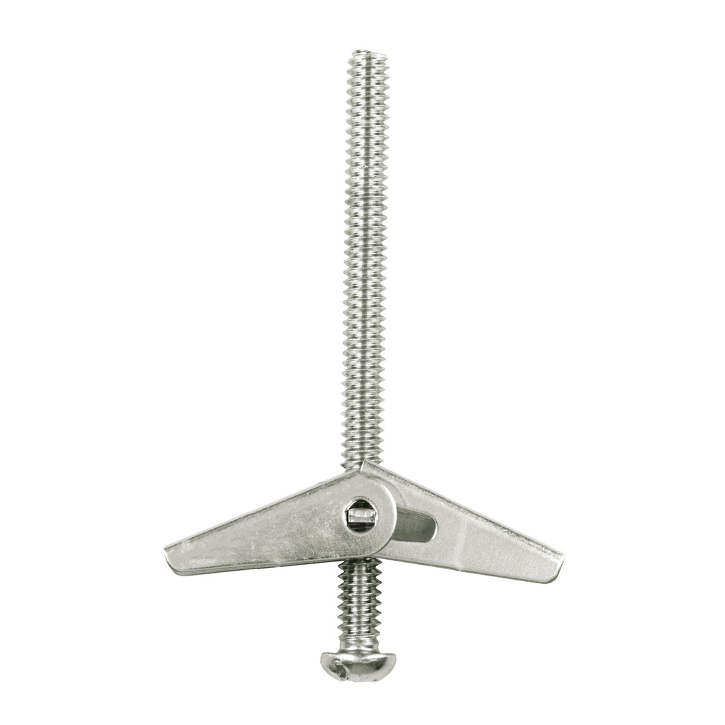 Caja con 100 sujetadores tipo mariposa de 1/4' x 3', Fiero