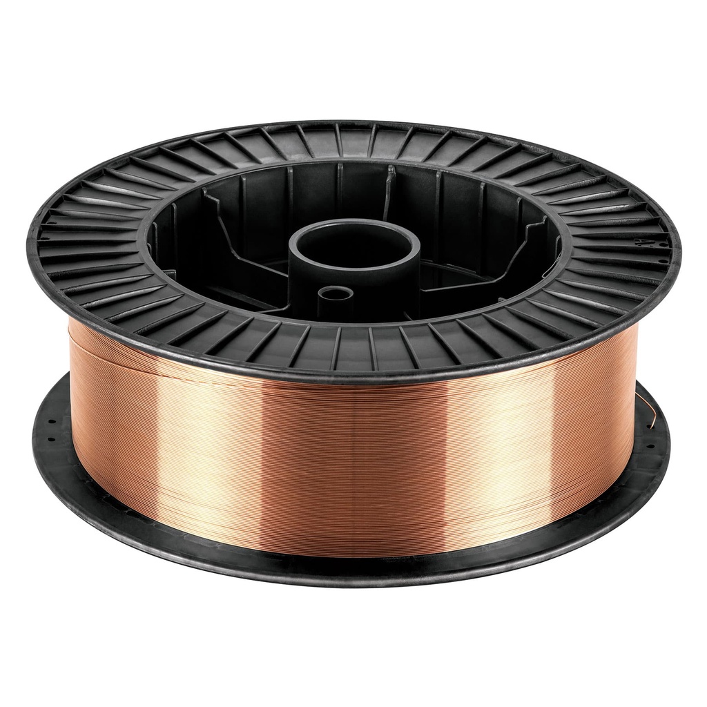 Caja con 15 kg de microlambre sólido para procesos con gas