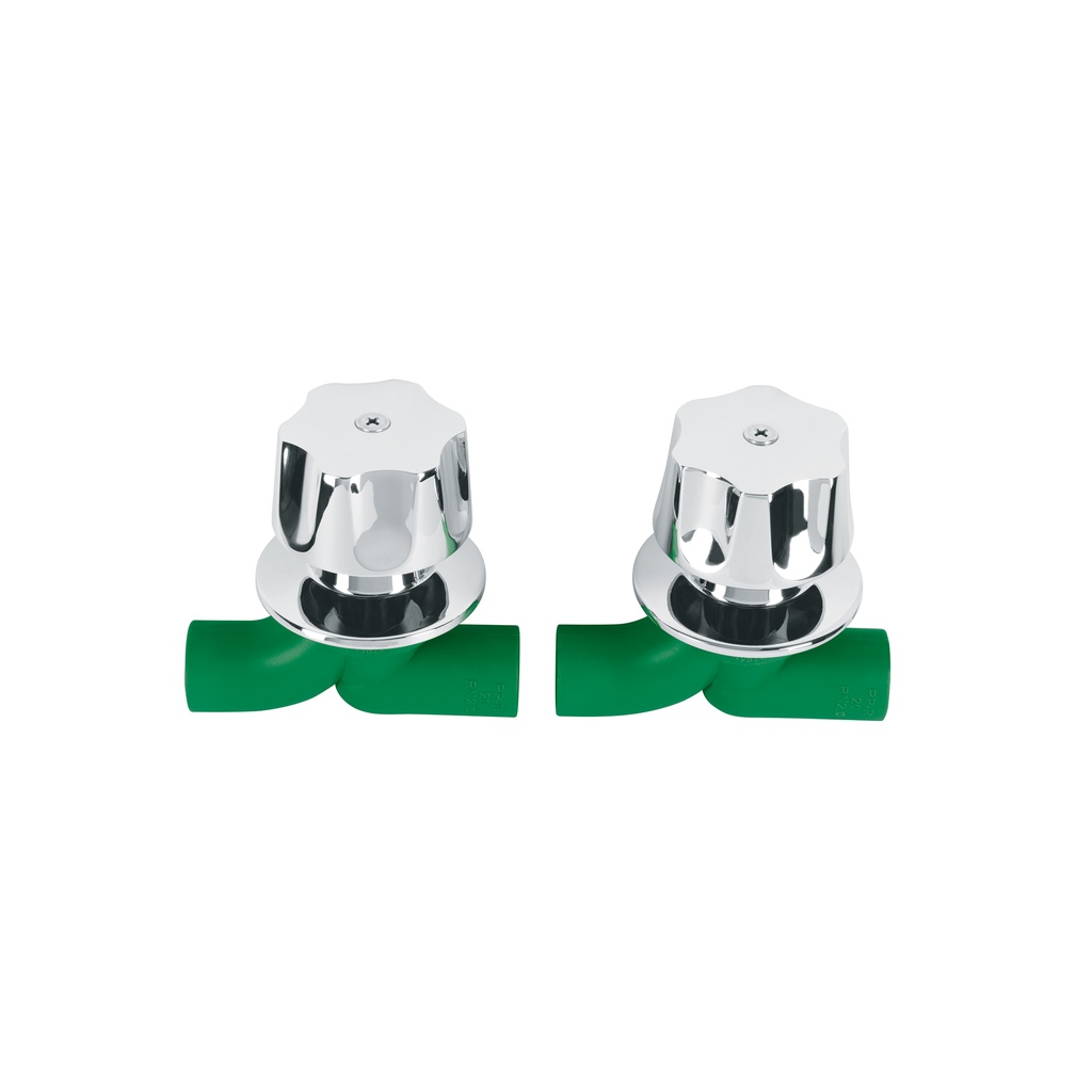 Caja con 2 llaves de PPR y manerales metálicos para empotrar - Pag 529