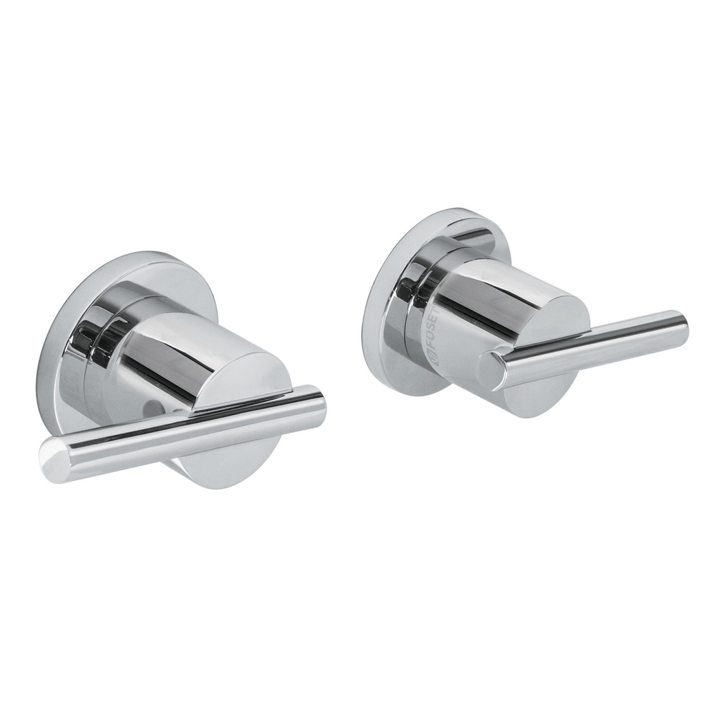[T49949] Caja con 2 manerales acabado cromo para regadera, Element