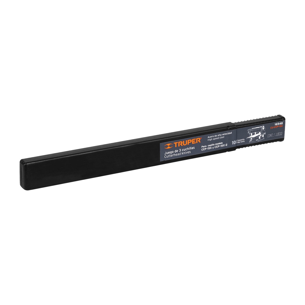 [T16548] Caja con 3 cuchillas HSS para cepillo de piso CEP-15X