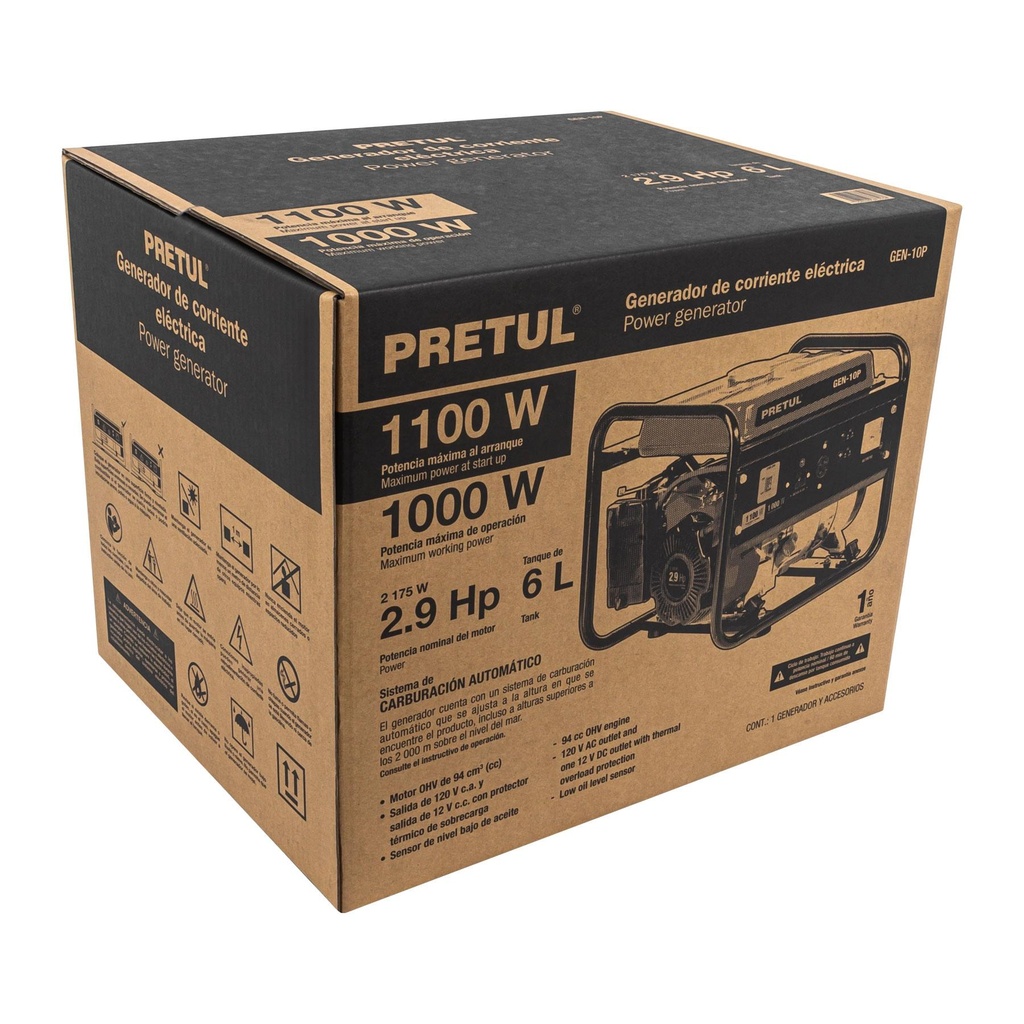 [T27121] Caja de empaque de repuesto GEN-10P, Pretul