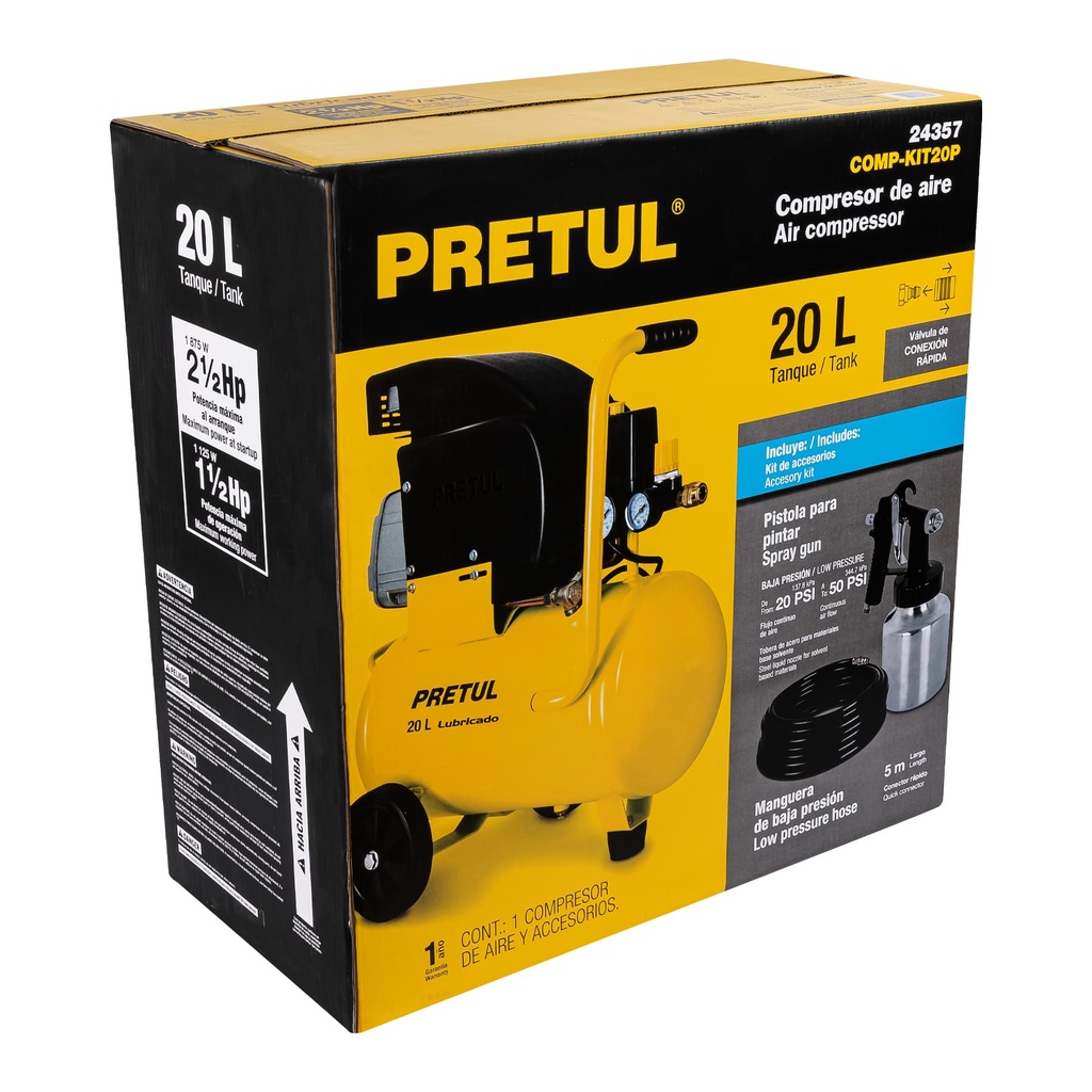 [T28238] Caja de empaque de repuesto para COMP-KIT20P, Pretul