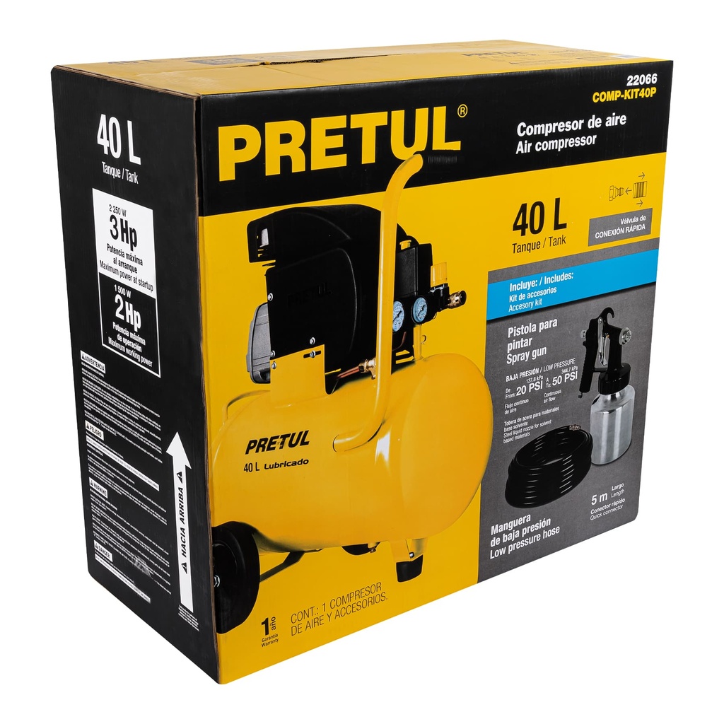 [T28241] Caja de empaque de repuesto para COMP-KIT40P, Pretul