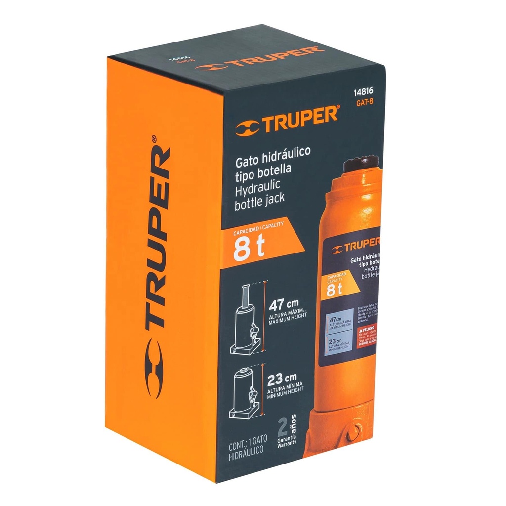 [T102518] Caja de empaque de repuesto para GAT-8, Truper