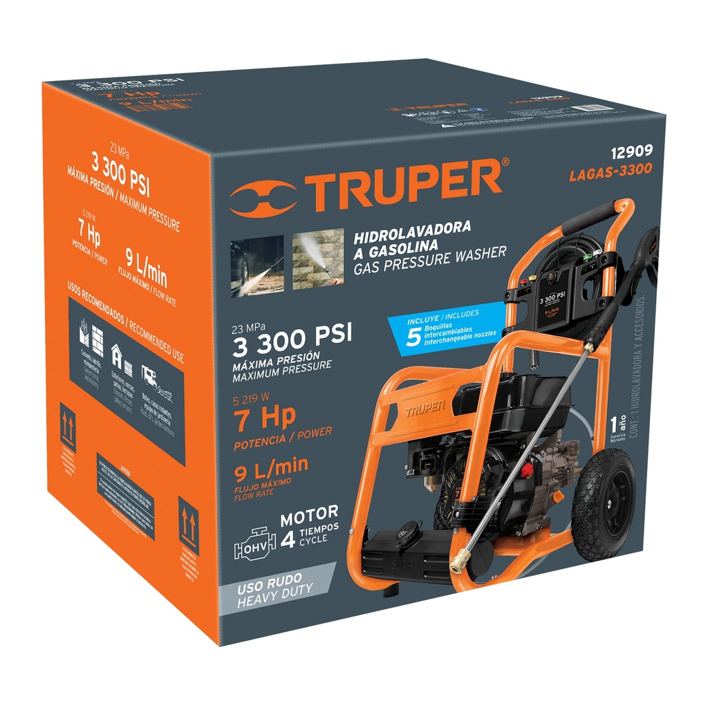 Caja de empaque de repuesto para LAGAS-3300, Truper