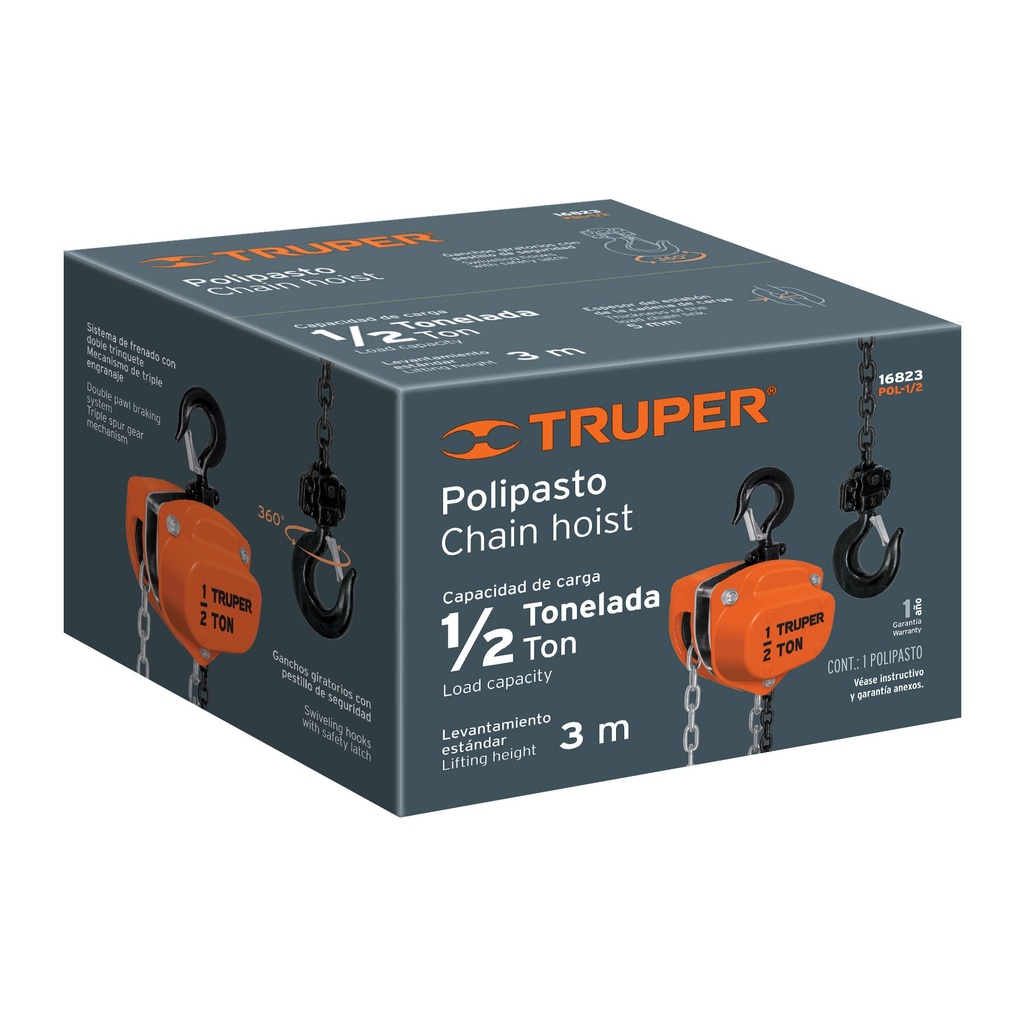 [T101941] Caja de empaque de repuesto para POL-1/2, Truper