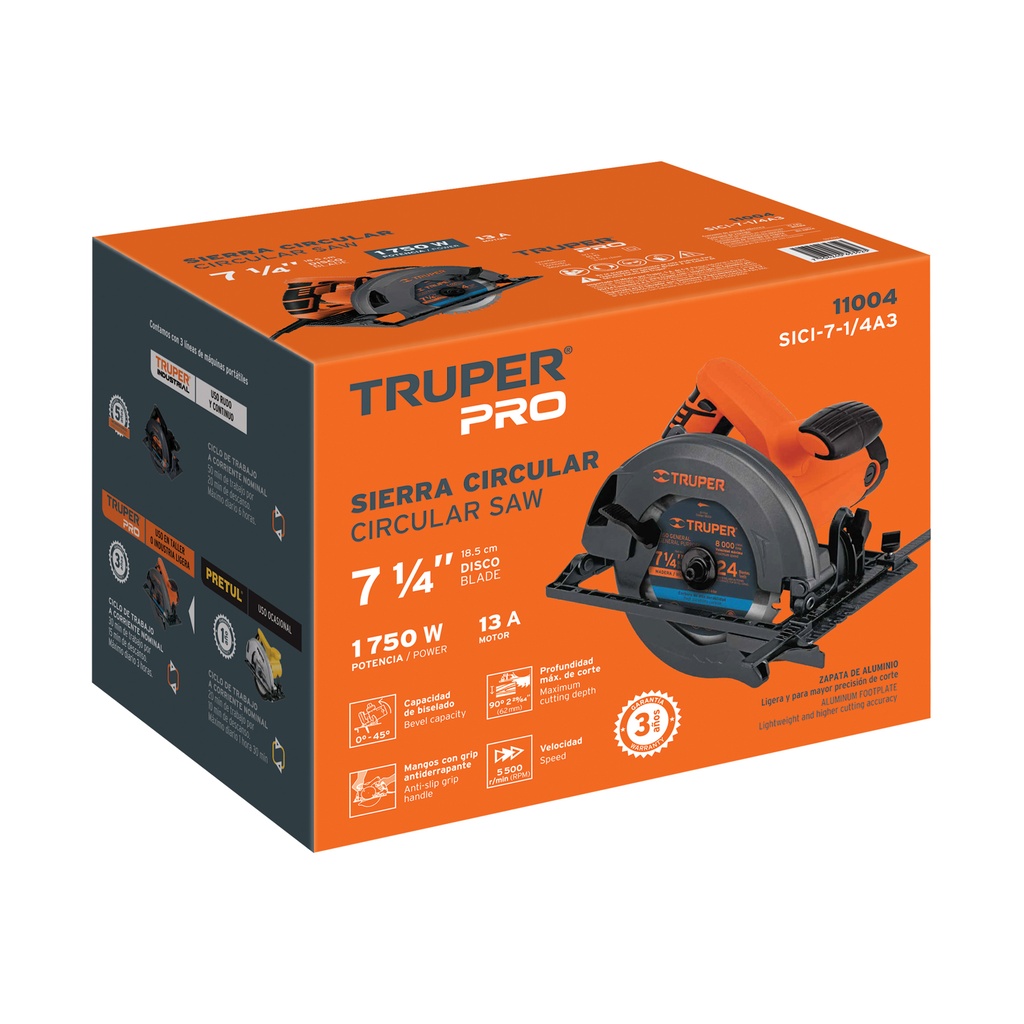 [T101729] Caja de empaque de repuesto para SICI-7-1/4A3, Truper