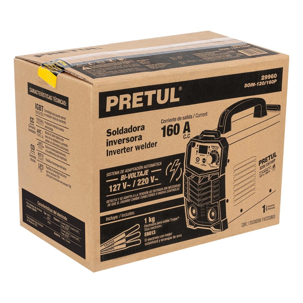 [T27236] Caja de empaque de repuesto para SOIN-120/160P, Pretul