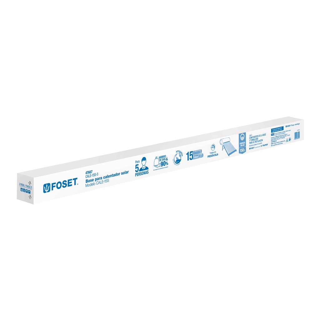 Caja de empaque de repuesto para base CALE-15S, Foset