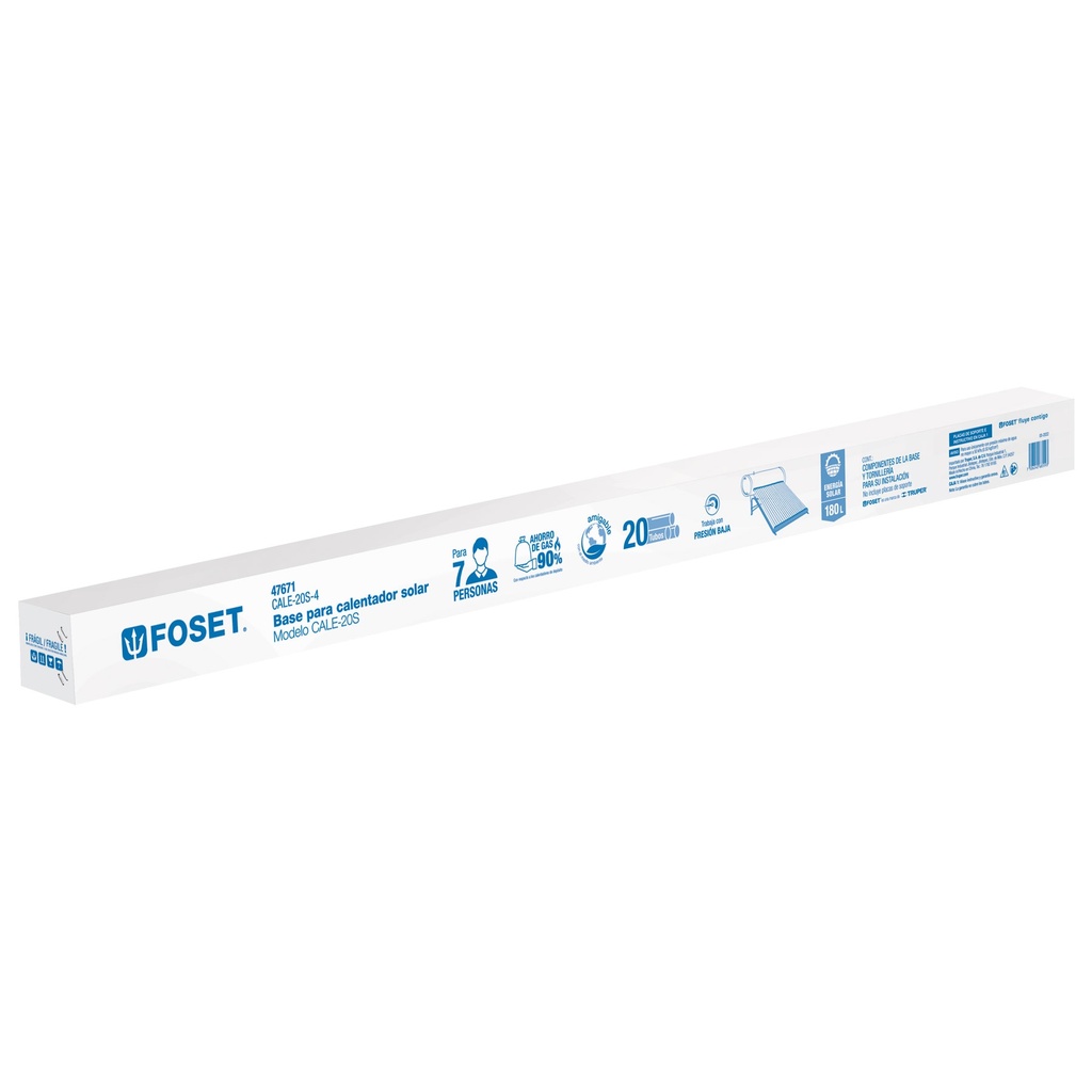 [T47789] Caja de empaque de repuesto para base CALE-20S, Foset