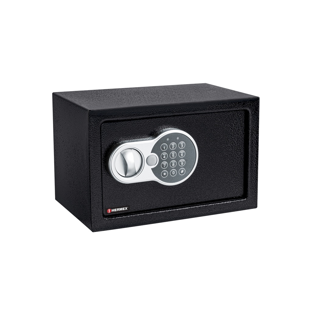 [T43080] Caja de seguridad electrónica, chica, Hermex