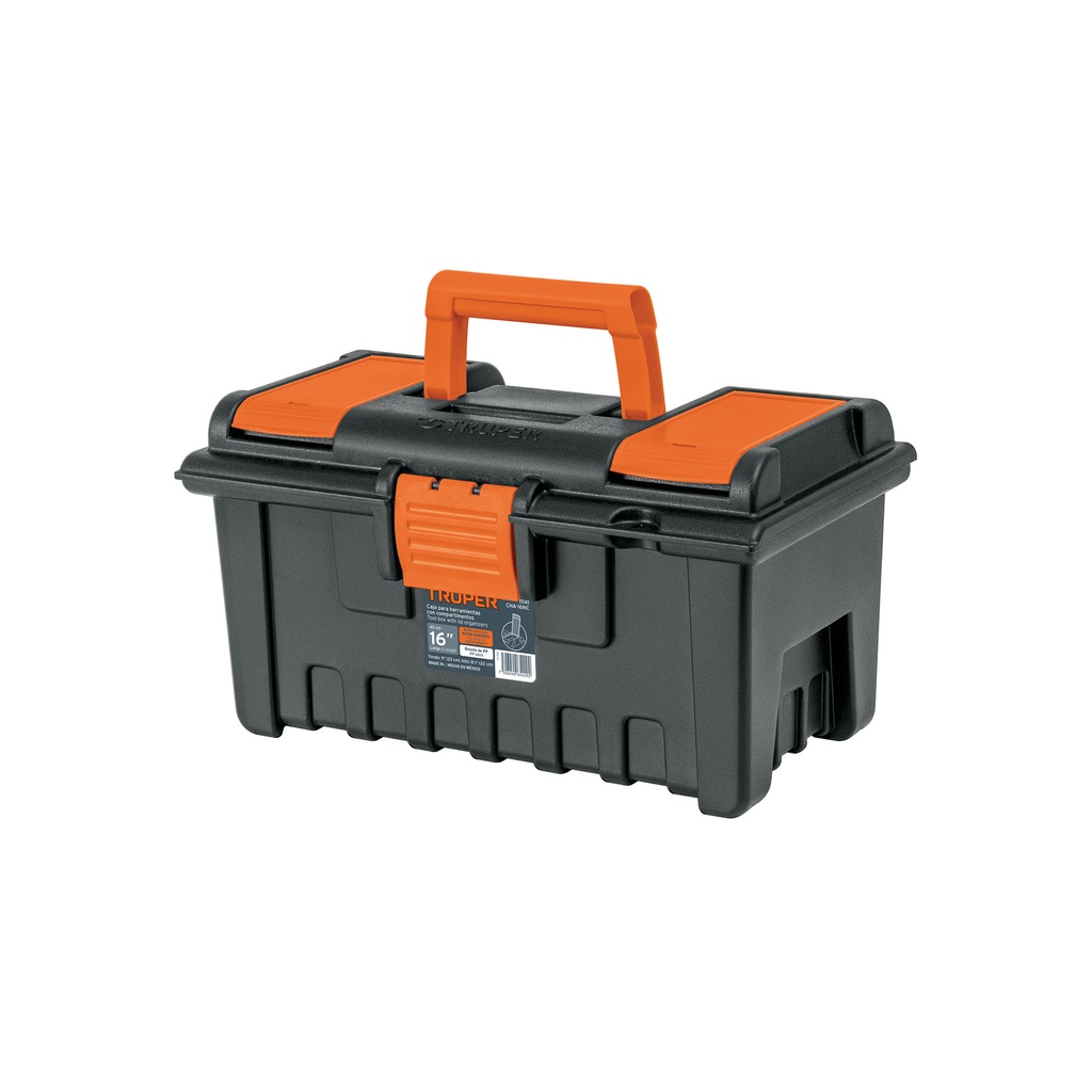 [T11141] Caja para herramienta de 16' con compartimentos, Truper